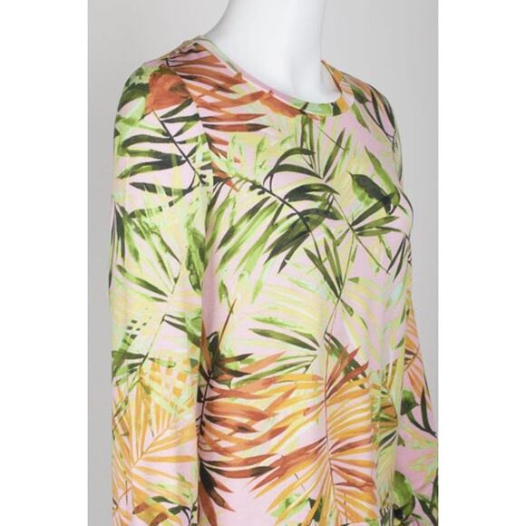 Adyson Parker Banded Knit Top Size 2X Winsome Orchid Combo Crew Neck Long Sleeve - Picture 3 of 8